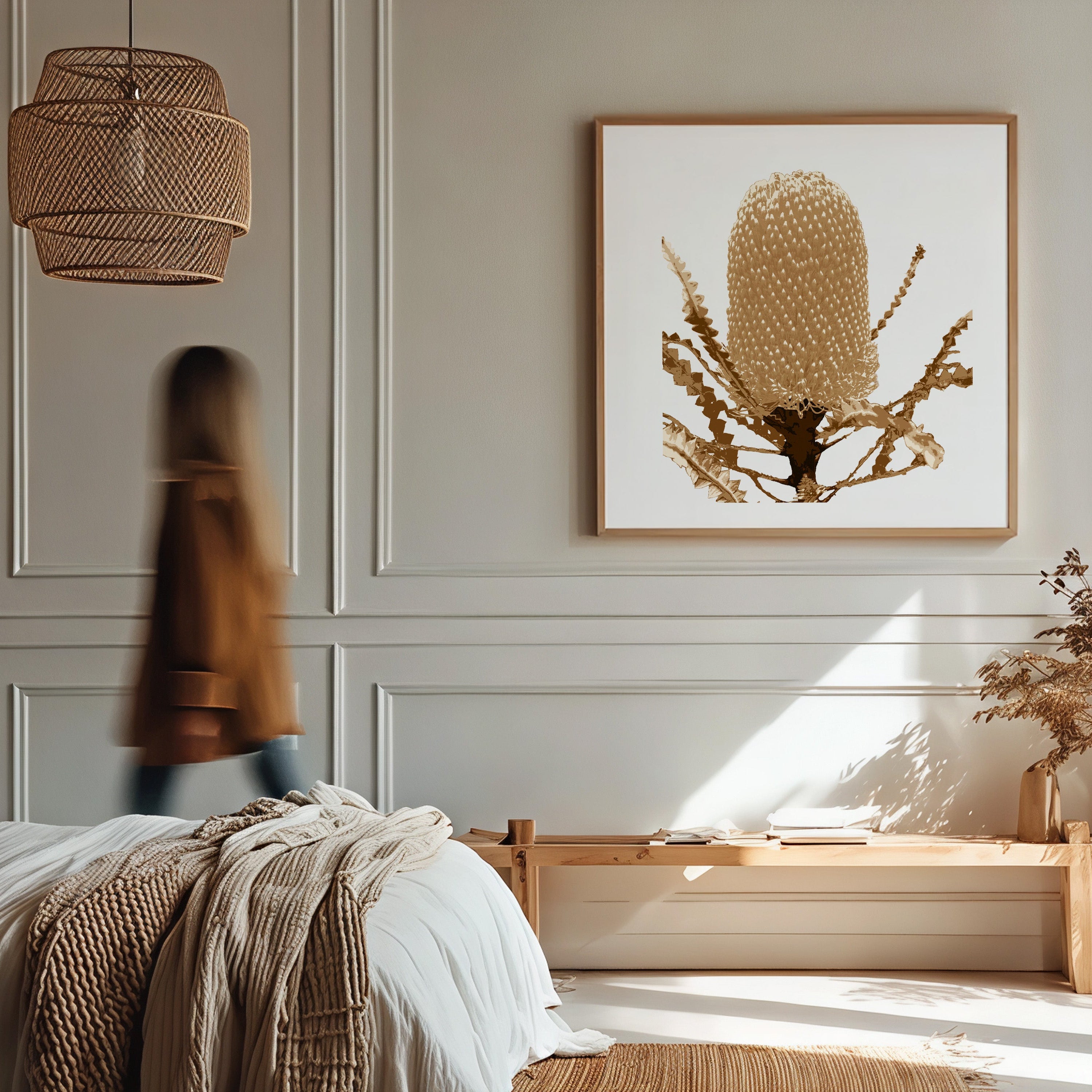 Banksia (Warm Earth) Print