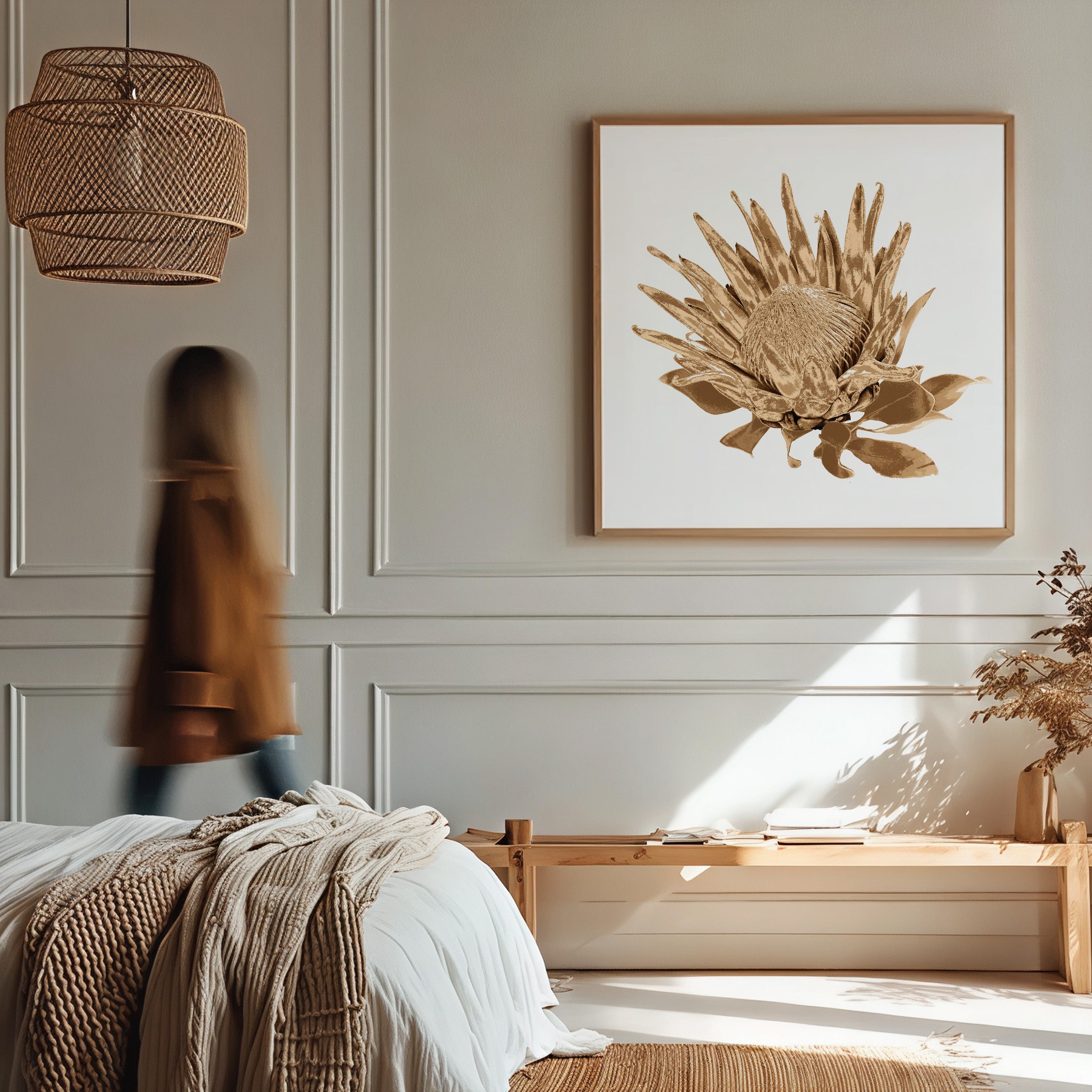 Protea (Warm Earth) Print