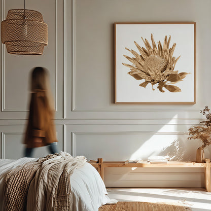 Protea (Warm Earth) Print