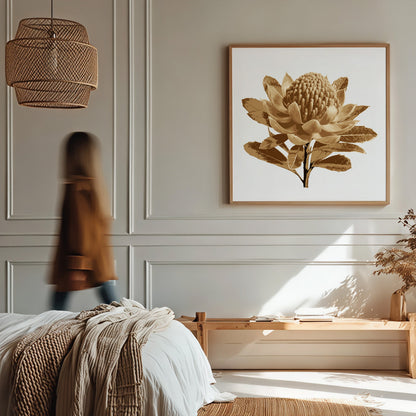 Waratah (Warm Earth) Print