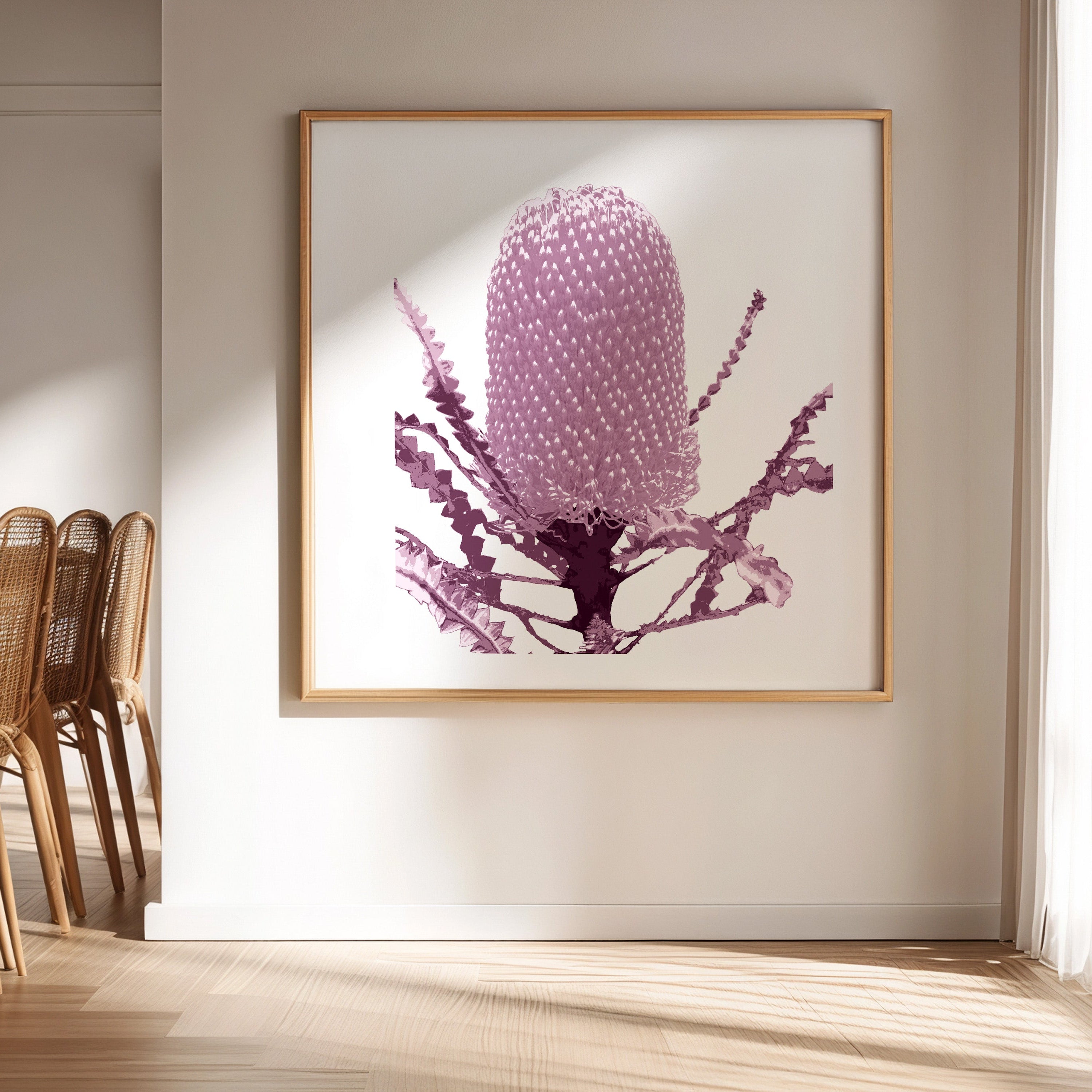 Banksia (Dusty Plum) Print