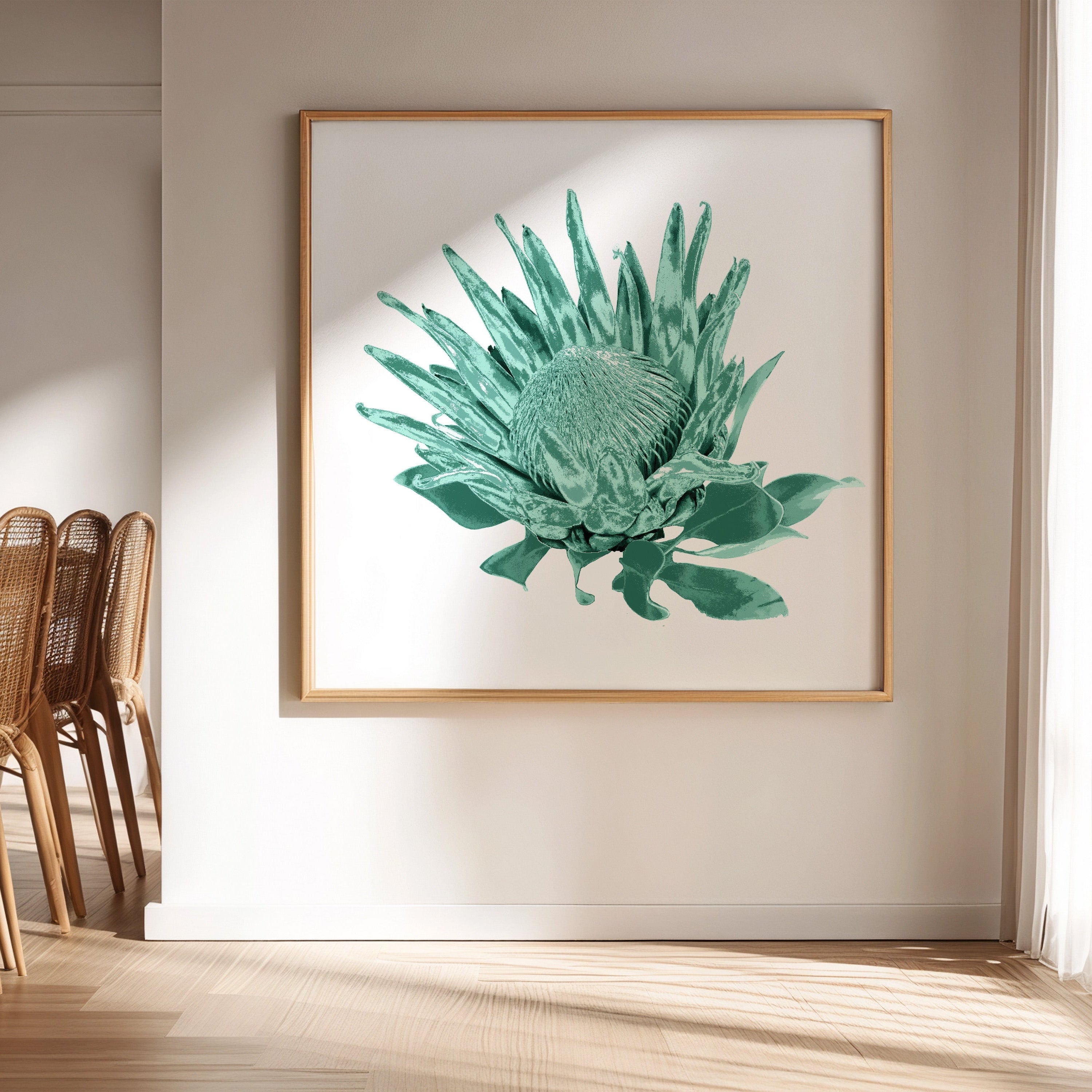 Protea (Mineral Sage) Print