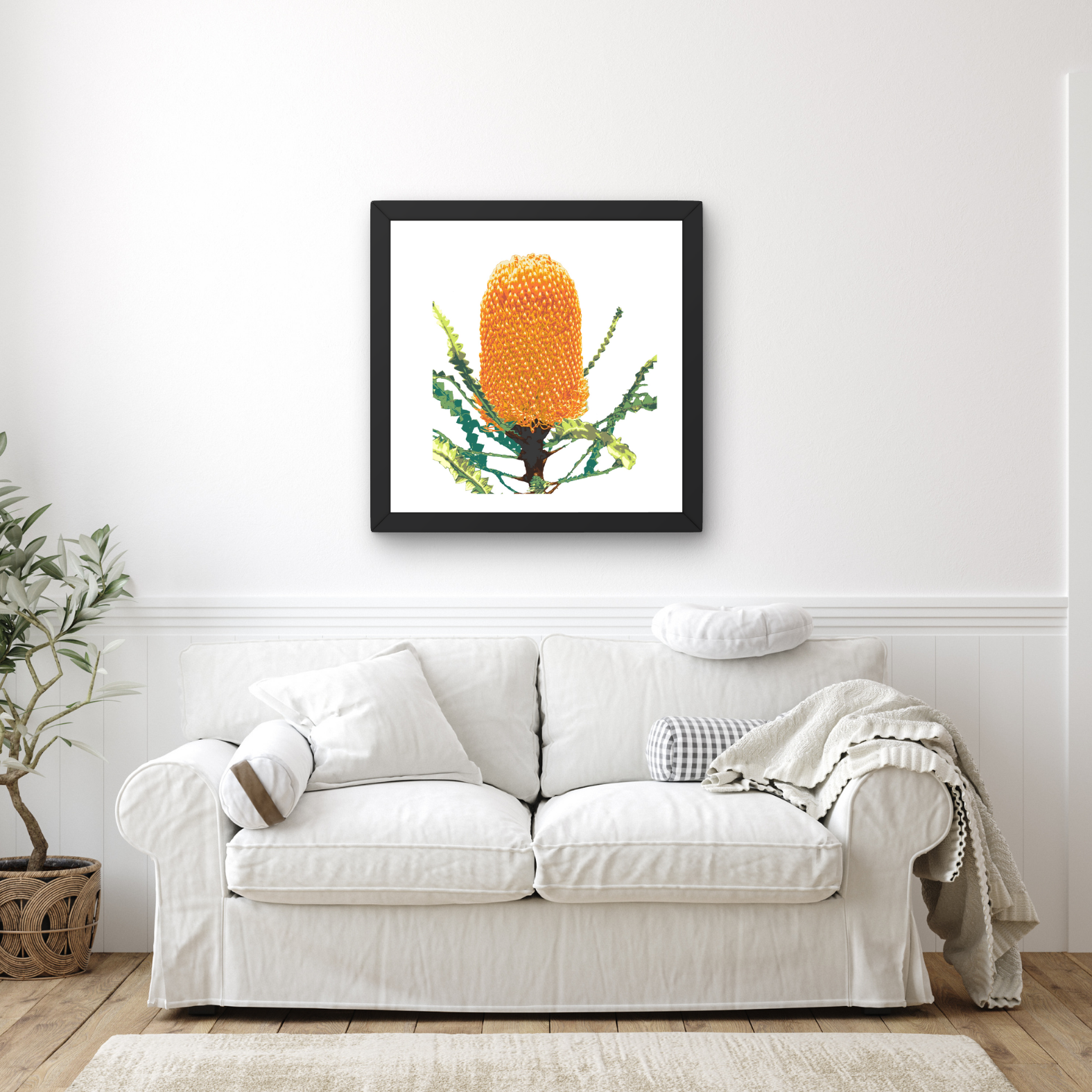 Banksia (Sunset Flame) Print